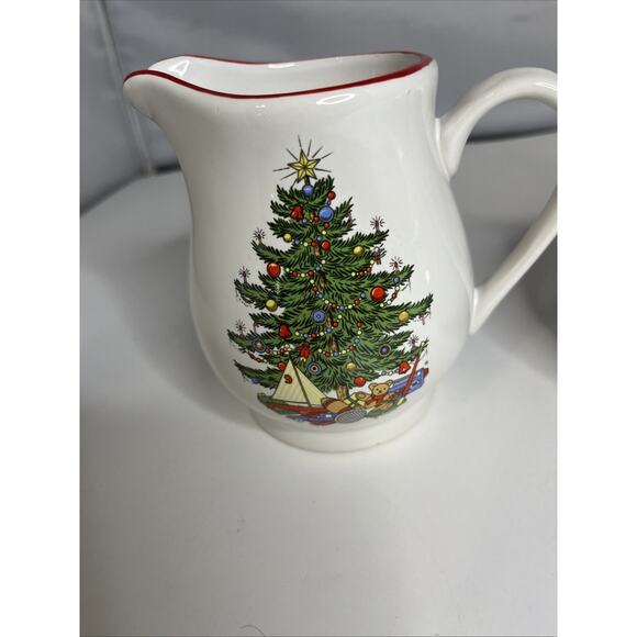 cuthbertson original christmas tree Sugar And Creamer Set - Picture 4 of 10